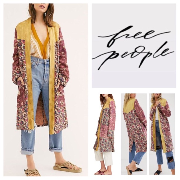 Free People Other - Free People Maggie Patched Duster.  NWT.